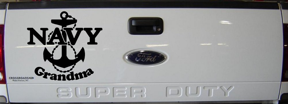 Navy Grandma Military Car or Truck Window Decal Sticker