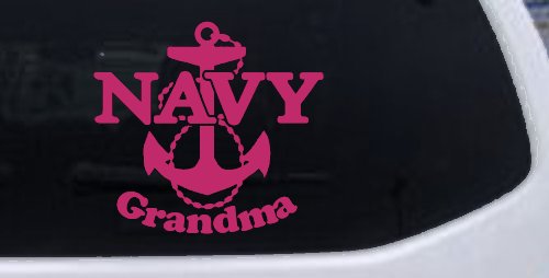 Navy Grandma Military Car or Truck Window Decal Sticker