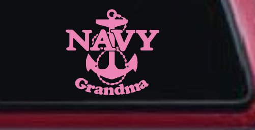 Navy Grandma Military Car or Truck Window Decal Sticker