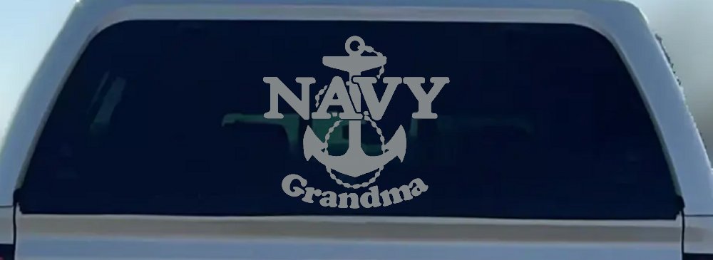 Navy Grandma Military Car or Truck Window Decal Sticker