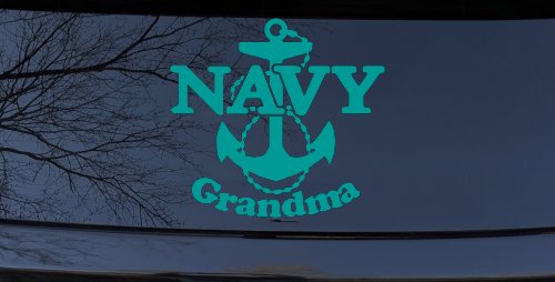 Navy Grandma Military Car or Truck Window Decal Sticker