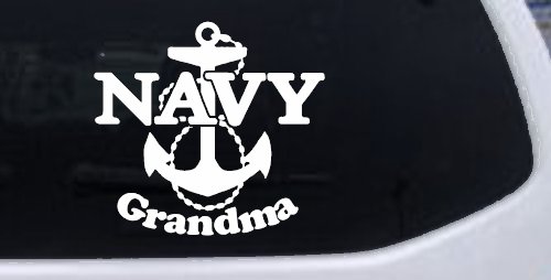 Navy Grandma Military Car or Truck Window Decal Sticker