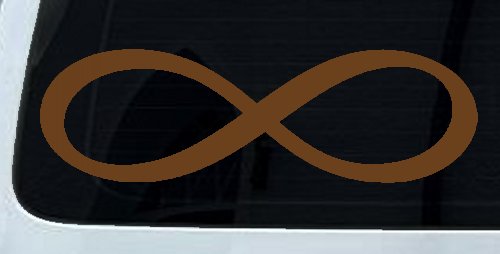 Infinity Symbol Car or Truck Window Decal Sticker