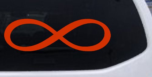 Infinity Symbol Car or Truck Window Decal Sticker