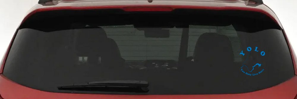 YOLO You Only Live Once Bungie Jump Car or Truck Window Decal Sticker