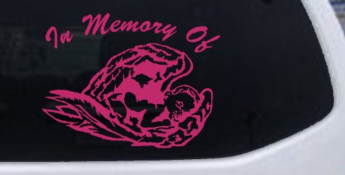 In Memory Of Angel Baby Christian Car or Truck Window Decal Sticker