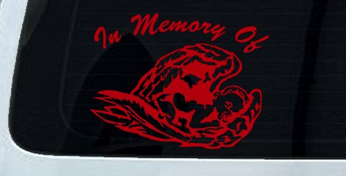 In Memory Of Angel Baby Christian Car or Truck Window Decal Sticker