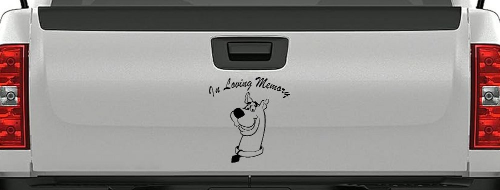 In Loving Memory Of Our Angel With Scooby Doo Car or Truck Window Decal Sticker