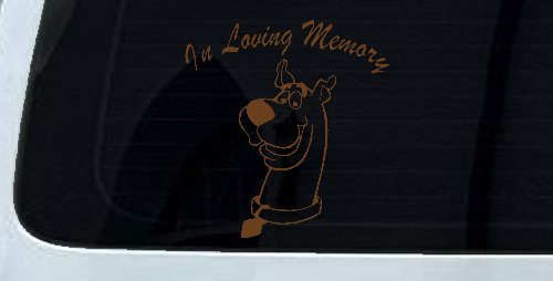 In Loving Memory Of Our Angel With Scooby Doo Car or Truck Window Decal Sticker