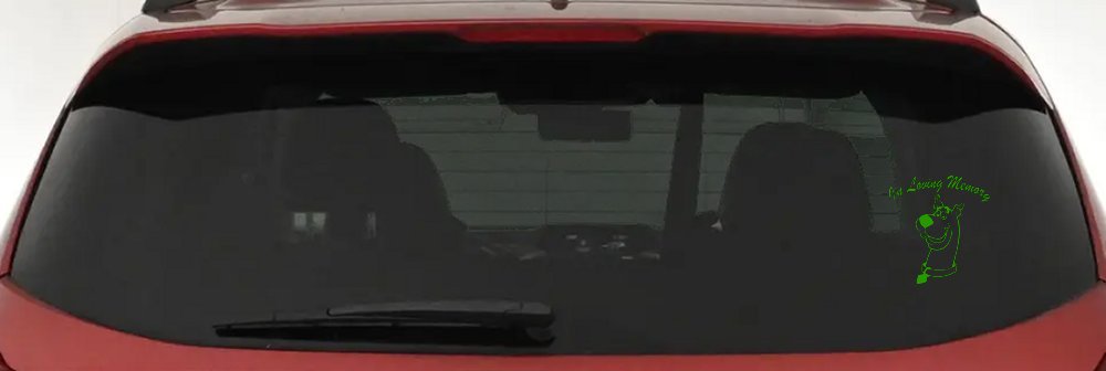 In Loving Memory Of Our Angel With Scooby Doo Car or Truck Window Decal Sticker