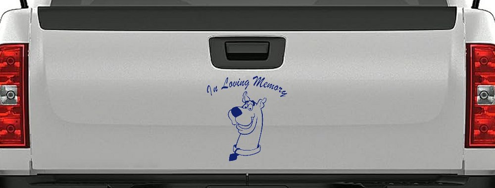 In Loving Memory Of Our Angel With Scooby Doo Car or Truck Window Decal Sticker