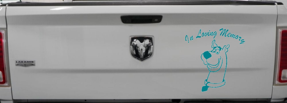 In Loving Memory Of Our Angel With Scooby Doo Car or Truck Window Decal Sticker