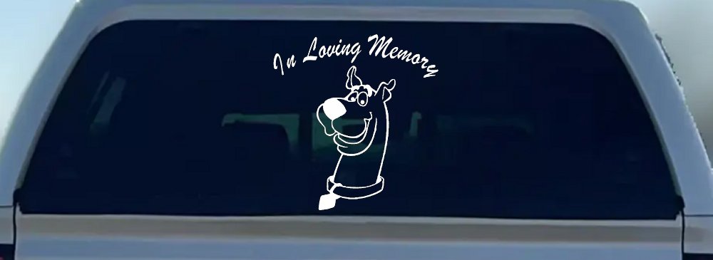 In Loving Memory Of Our Angel With Scooby Doo Car or Truck Window Decal Sticker