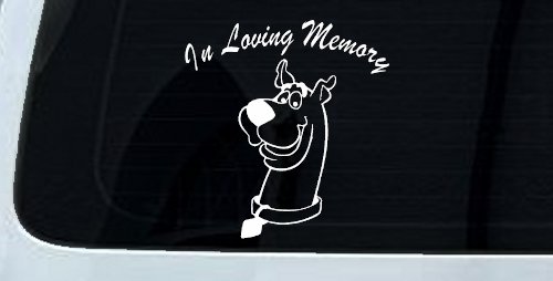 In Loving Memory Of Our Angel With Scooby Doo Car or Truck Window Decal Sticker
