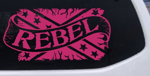 Rebel Banner Rebel Flag Country Car or Truck Window Decal Sticker