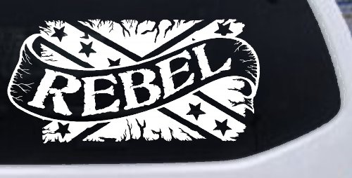 Rebel Banner Rebel Flag Country Car or Truck Window Decal Sticker