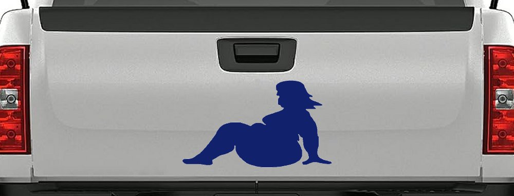 BBW Big And Beautiful Mud Flap Women Car or Truck Window Decal Sticker