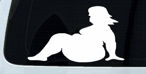 BBW Big And Beautiful Mud Flap Women Car or Truck Window Decal Sticker