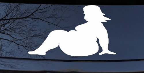 BBW Big And Beautiful Mud Flap Women Car or Truck Window Decal Sticker
