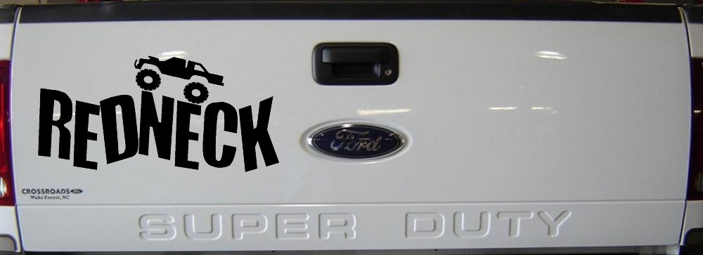 Redneck Truck Country Car or Truck Window Decal Sticker