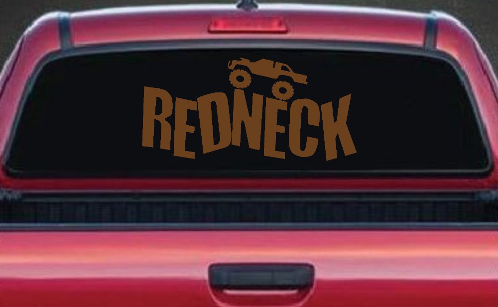 Redneck Truck Country Car or Truck Window Decal Sticker