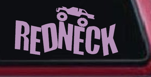 Redneck Truck Country Car or Truck Window Decal Sticker