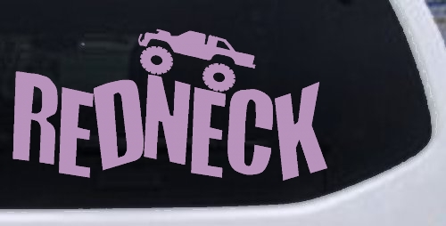 Redneck Truck Country Car or Truck Window Decal Sticker
