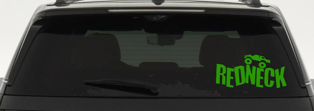 Redneck Truck Country Car or Truck Window Decal Sticker