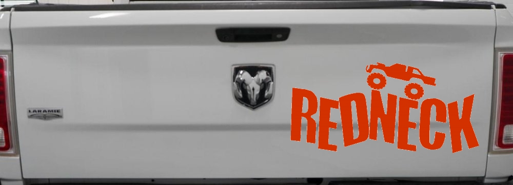 Redneck Truck Country Car or Truck Window Decal Sticker