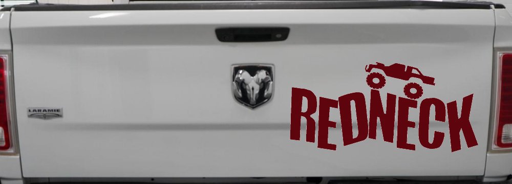 Redneck Truck Country Car or Truck Window Decal Sticker