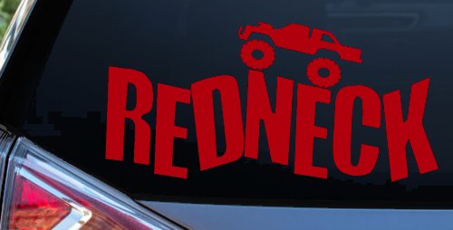 Redneck Truck Country Car or Truck Window Decal Sticker