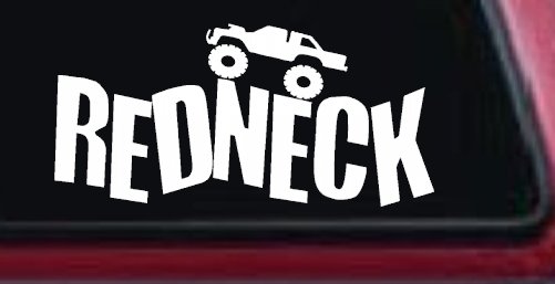 Redneck Truck Country Car or Truck Window Decal Sticker