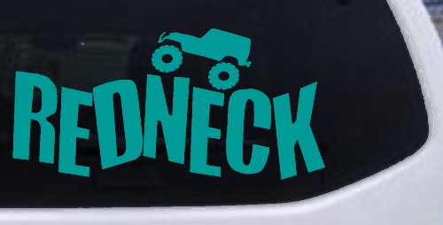 Redneck Jeep Country Car or Truck Window Decal Sticker