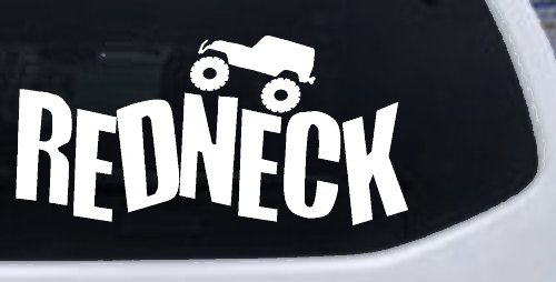 Redneck Jeep Country Car or Truck Window Decal Sticker