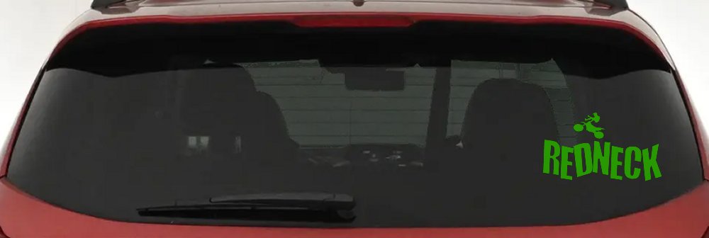 Redneck Dirtbike Country Car or Truck Window Decal Sticker