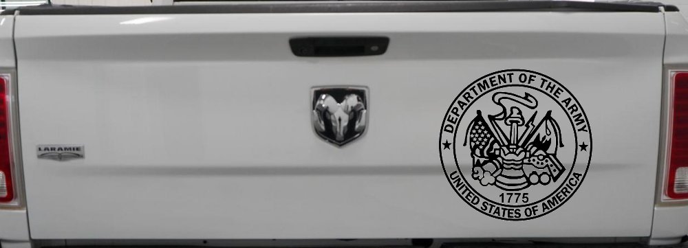 Department Of The Army Seal  Military Car or Truck Window Decal Sticker
