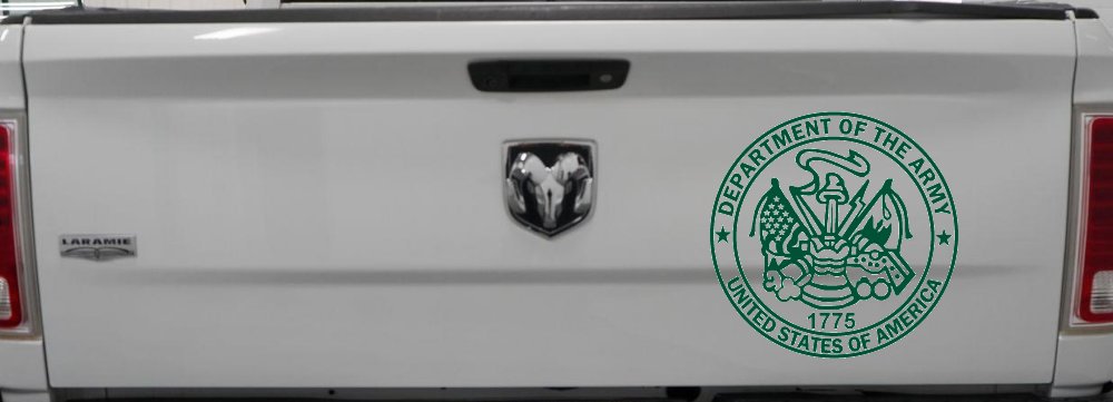 Department Of The Army Seal  Military Car or Truck Window Decal Sticker