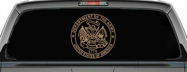 Department Of The Army Seal  Military Car or Truck Window Decal Sticker