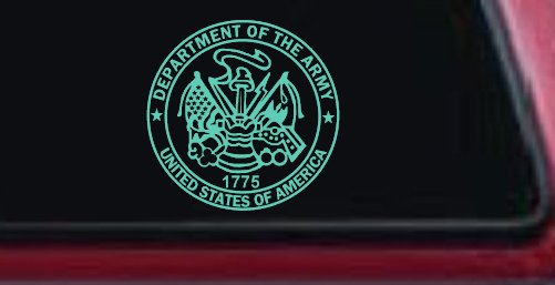 Department Of The Army Seal  Military Car or Truck Window Decal Sticker