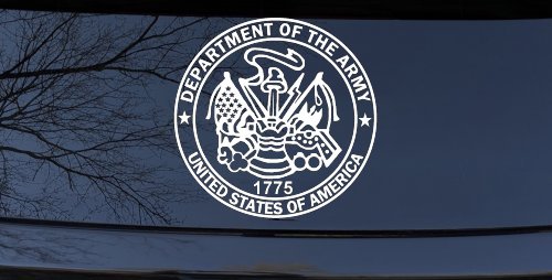 Department Of The Army Seal  Military Car or Truck Window Decal Sticker