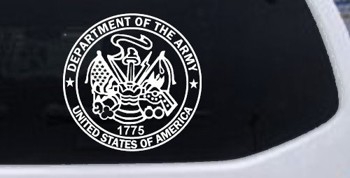 Department Of The Army Seal  Military Car or Truck Window Decal Sticker