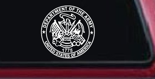 Department Of The Army Seal  Military Car or Truck Window Decal Sticker