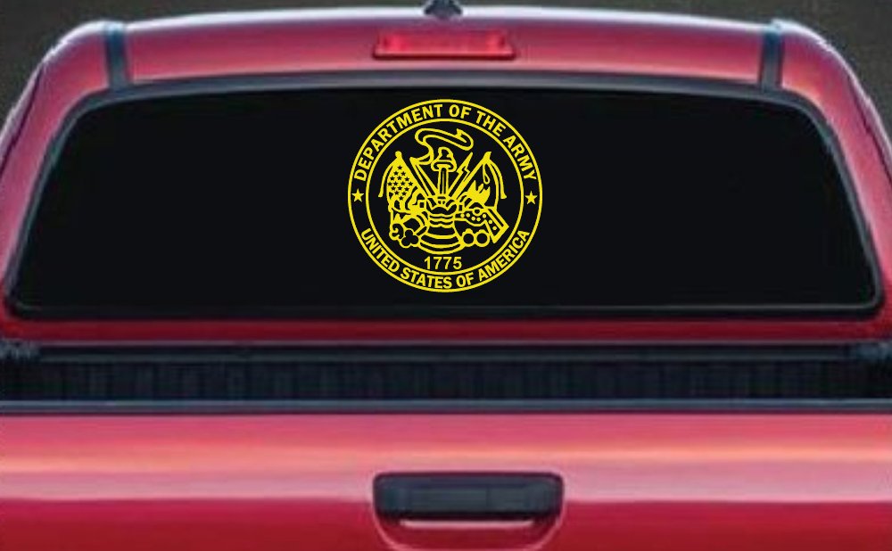 Department Of The Army Seal  Military Car or Truck Window Decal Sticker