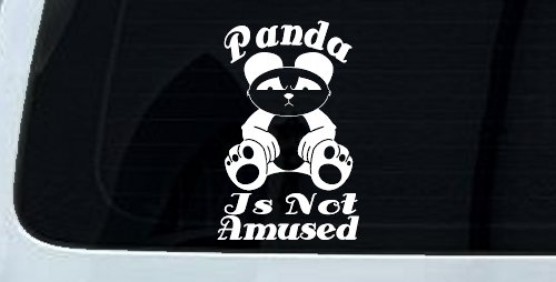 Panda Is Not Amused Funny Car or Truck Window Decal Sticker