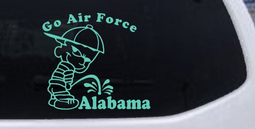 Go Air Force Pee On Alabama Car or Truck Window Decal Sticker