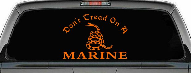 Dont Tread On A Marine Military Car or Truck Window Decal Sticker