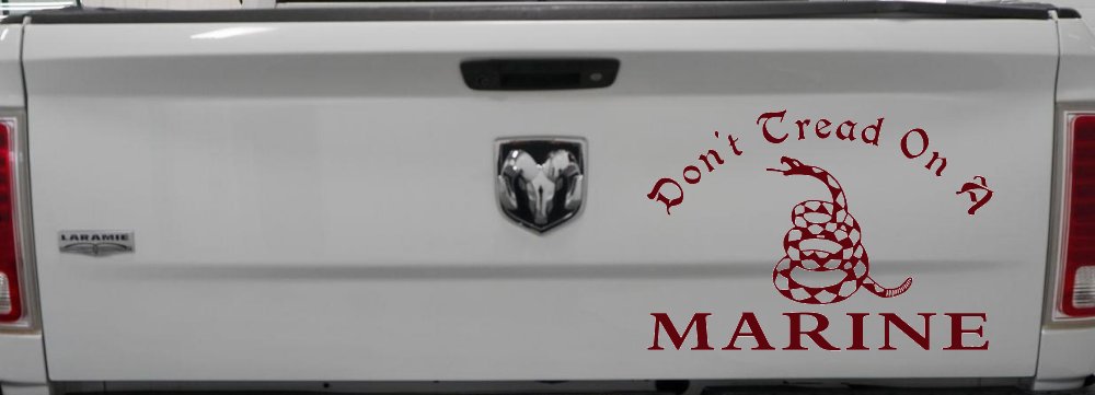 Dont Tread On A Marine Military Car or Truck Window Decal Sticker