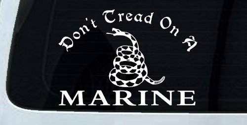 Dont Tread On A Marine Military Car or Truck Window Decal Sticker