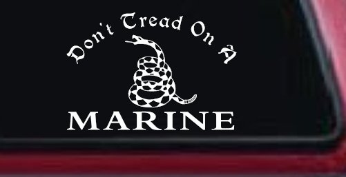 Dont Tread On A Marine Military Car or Truck Window Decal Sticker