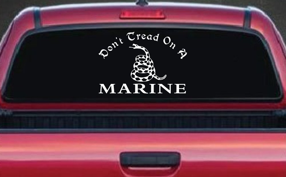 Dont Tread On A Marine Military Car or Truck Window Decal Sticker